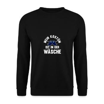 Costume de carnaval Carnaval - Sweat-shirt Unisexe - noir - Devant - Alina (178cm) & Michal (187cm)
