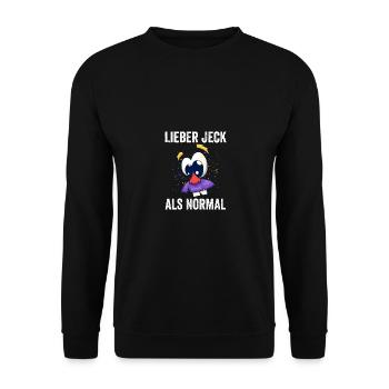 Carnival Costume Carnival - Unisex Sweatshirt - black - Front - Alina (178cm) & Michal (187cm)