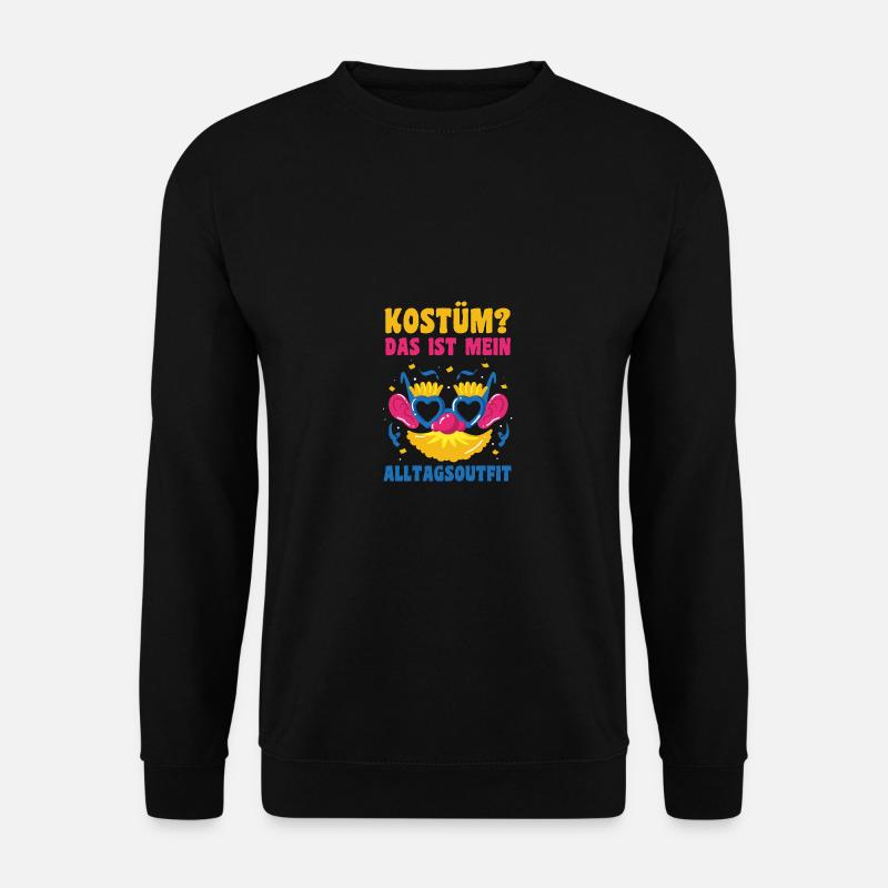 Costume de carnaval Carnaval - Sweat-shirt Unisexe - noir