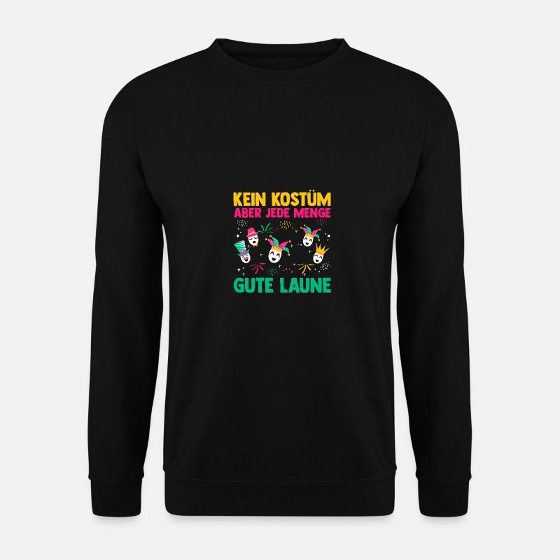 Costume de carnaval Carnaval - Sweat-shirt Unisexe - noir