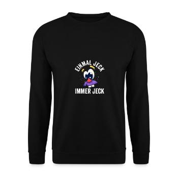 Karnevalskostüm Fasching Karneval - Unisex Pullover - Schwarz - Vorne - Alina (178cm) & Michal (187cm)