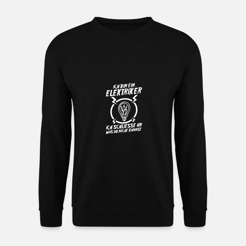 Elektrikermeister Elektrotechniker Elektriker - Unisex Pullover - Schwarz