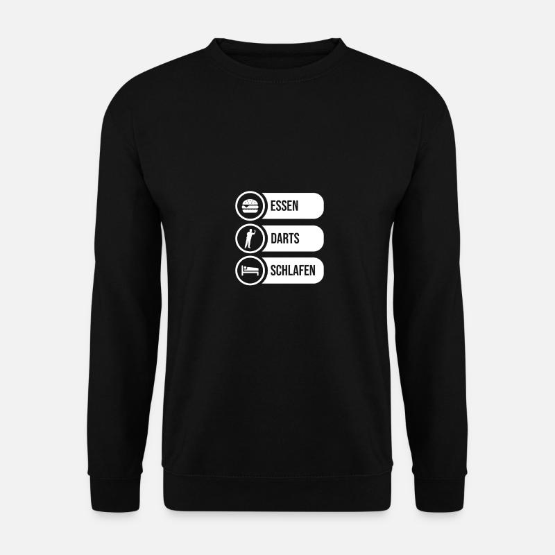 Joueur de fléchettes Fléchettes - Sweat-shirt Unisexe - noir
