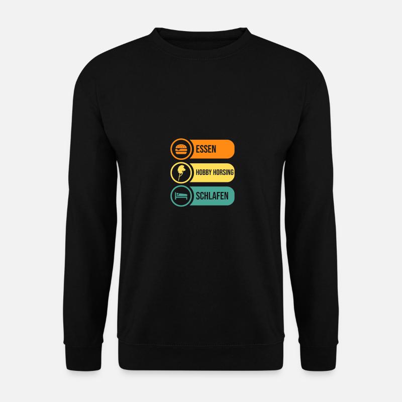 Steckenpferd Hobby Horsing - Unisex Pullover - Schwarz