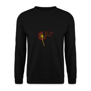 Chicken Rooster - Unisex Sweatshirt - black - Front - Alina (178cm) & Michal (187cm)