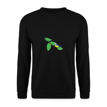Blaumeise - Unisex Pullover - Schwarz - Vorne - Alina (178cm) & Michal (187cm)