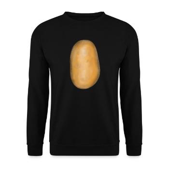Kartoffel Gemüse Kartoffeln Speise Nahrung Bio - Unisex Pullover - Schwarz - Vorne - Alina (178cm) & Michal (187cm)