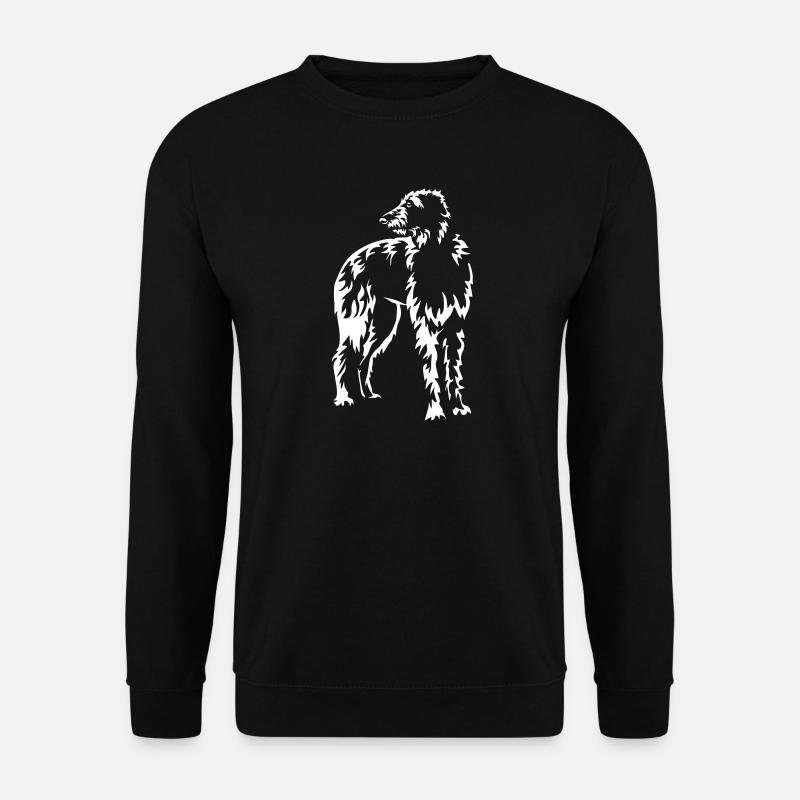 Scottish Deerhound "Black Edition" - Unisex Pullover - Schwarz