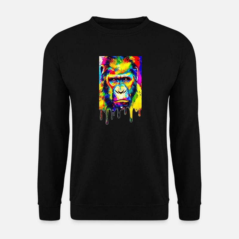 Urban Gorilla - Graffiti Art - Unisex Sweatshirt - black