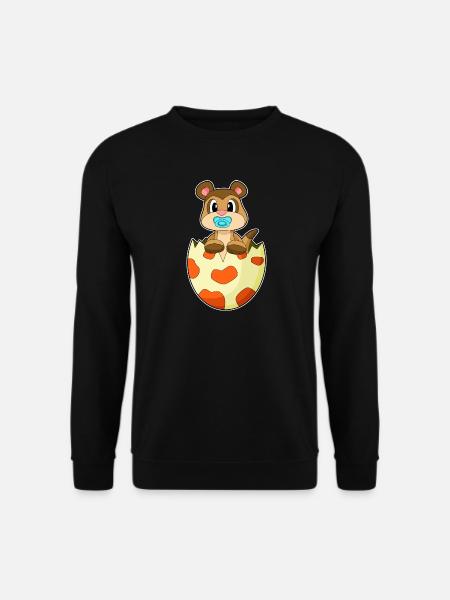 Meerkat pacifier - Unisex Sweatshirt - black