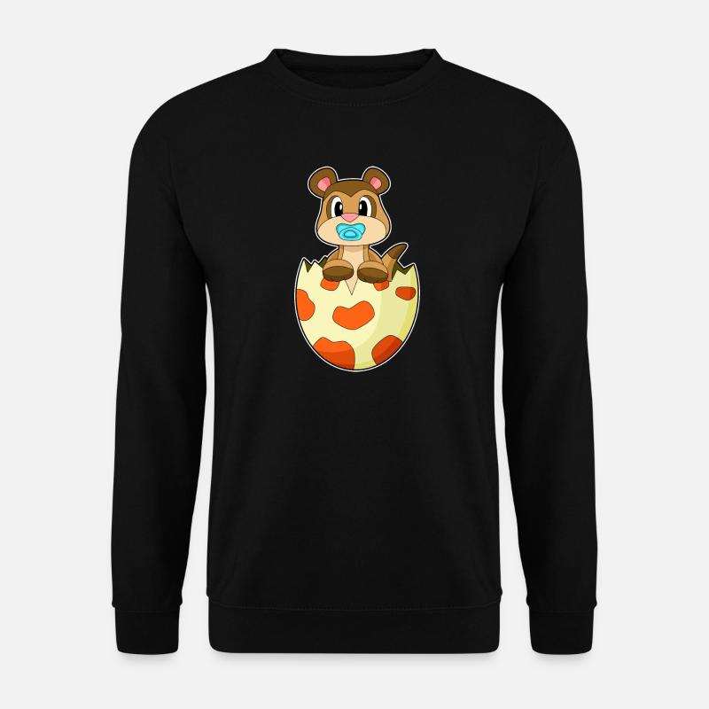 Erdmännchen Baby Schnuller - Unisex Pullover - Schwarz