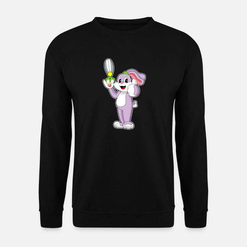 Ciseaux de coiffeur lapin - Sweat-shirt Unisexe - noir