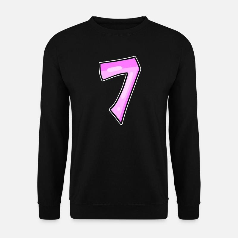 7 - Unisex Sweatshirt - black