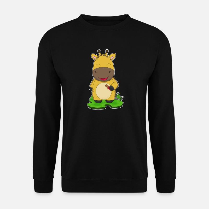 Barre de chocolat Girafe - Sweat-shirt Unisexe - noir