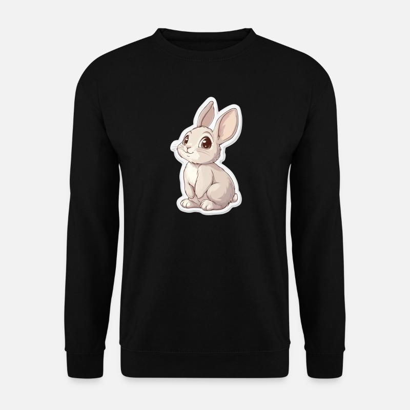 Hase - Unisex Pullover - Schwarz