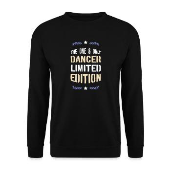 Lettrage Dancers en édition limitée - Sweat-shirt Unisexe - noir - Devant - Alina (178cm) & Michal (187cm)