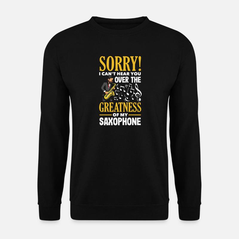 Saxophone - Unisex Sweatshirt - black