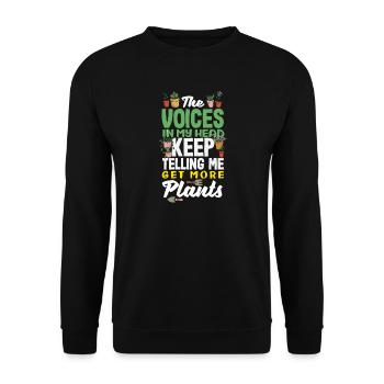 Garten- Und Pflanzenliebhaber Geschenke - Unisex Pullover - Schwarz - Vorne - Alina (178cm) & Michal (187cm)