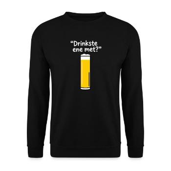 Boisste ene met ? Carnaval de Kölsch - Sweat-shirt Unisexe - noir - Devant - Alina (178cm) & Michal (187cm)