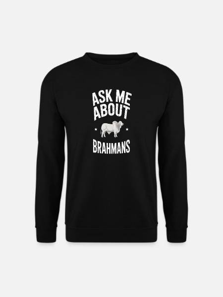 Don des vaches Brahman - Sweat-shirt Unisexe - noir