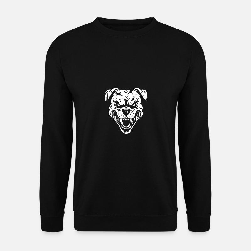 Angry angry dog - Unisex Sweatshirt - black