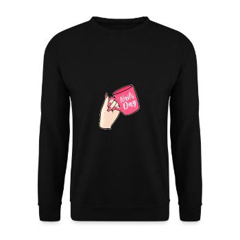 Nails Day Manicure Poison - Unisex Sweatshirt - black - Front - Alina (178cm) & Michal (187cm)