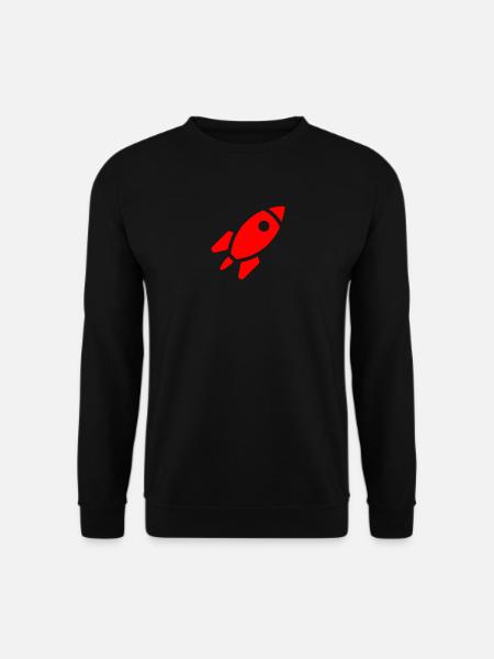 Fusée rouge - Sweat-shirt Unisexe - noir