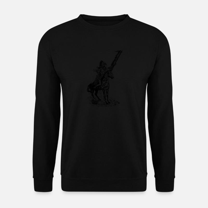 Indianer - Unisex Pullover - Schwarz