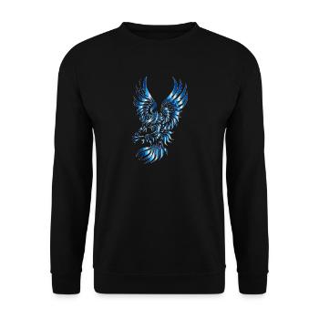 adler eagle bussard falke habicht hawk falcon14 - Sweat-shirt Unisexe - noir - Devant - Alina (178cm) & Michal (187cm)