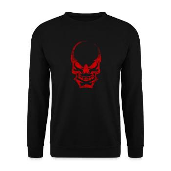 crâne - Sweat-shirt Unisexe - noir - Devant - Alina (178cm) & Michal (187cm)