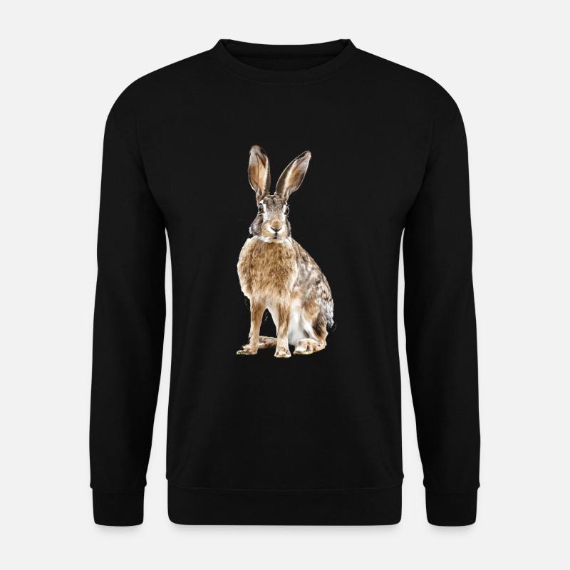 Hunting, Hunting, Hare, Hunting - Unisex Sweatshirt - black