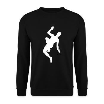 Blob d’eau - Sweat-shirt Unisexe - noir - Devant - Alina (178cm) & Michal (187cm)