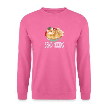 ramen noodle t shirt - Unisex Pullover - Pink - Vorne