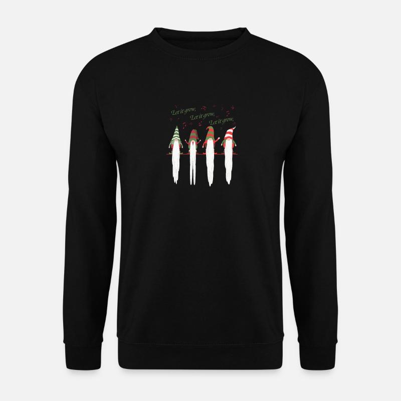 Let it Grow - Zwergenchor im Weihnachtszauber - Unisex Pullover - Schwarz