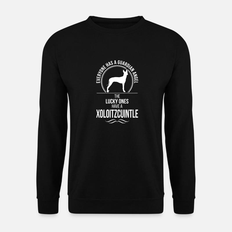 XOLOITZCUINTLE Guardian Angel Wilsigns - Unisex Pullover - Schwarz