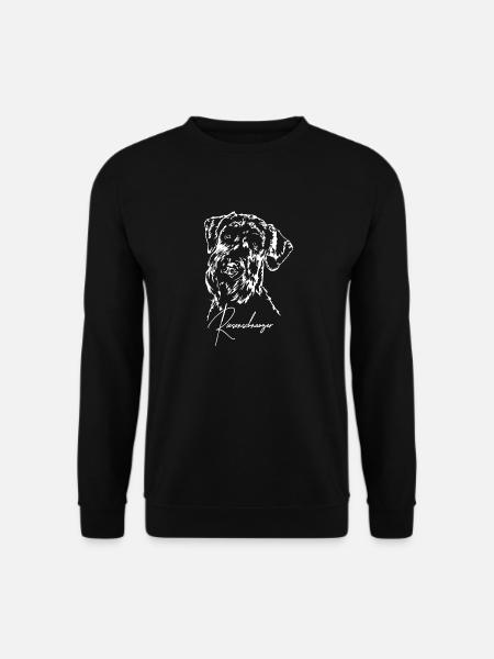RIESENSCHNAUZER Portrait Hund IGP Wilsigns Hunde - Unisex Pullover - Schwarz