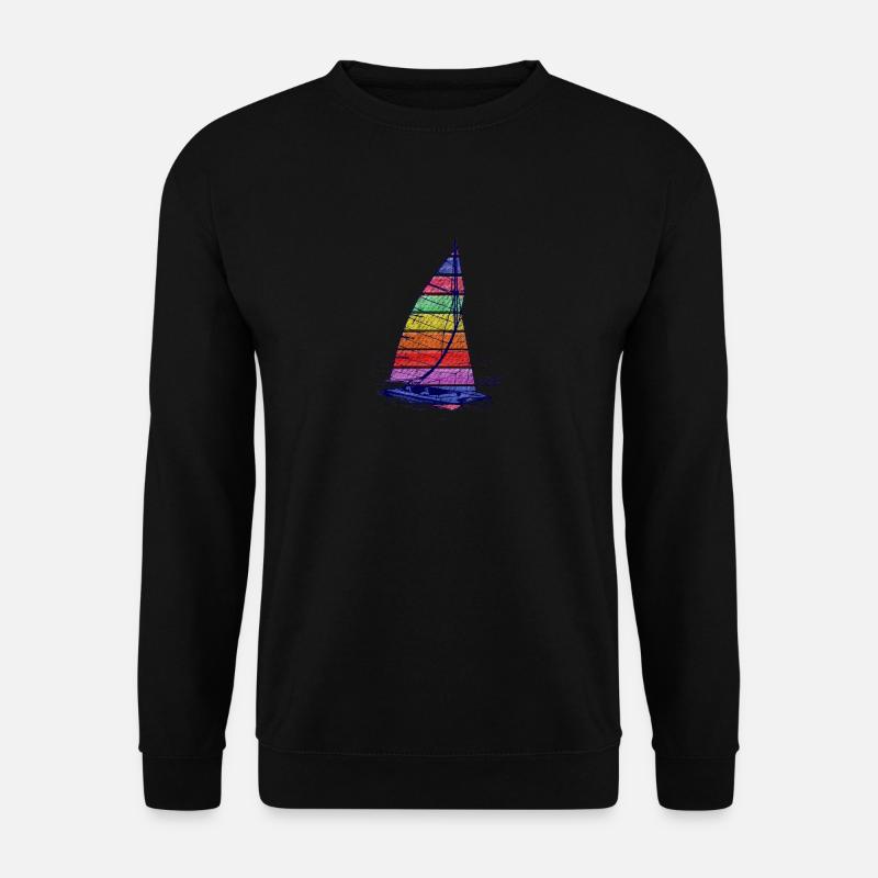 Catamaran Arc-en-ciel Liberté - Sweat-shirt Unisexe - noir