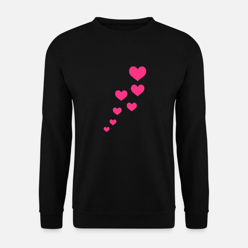 herzen - Unisex Pullover - Schwarz