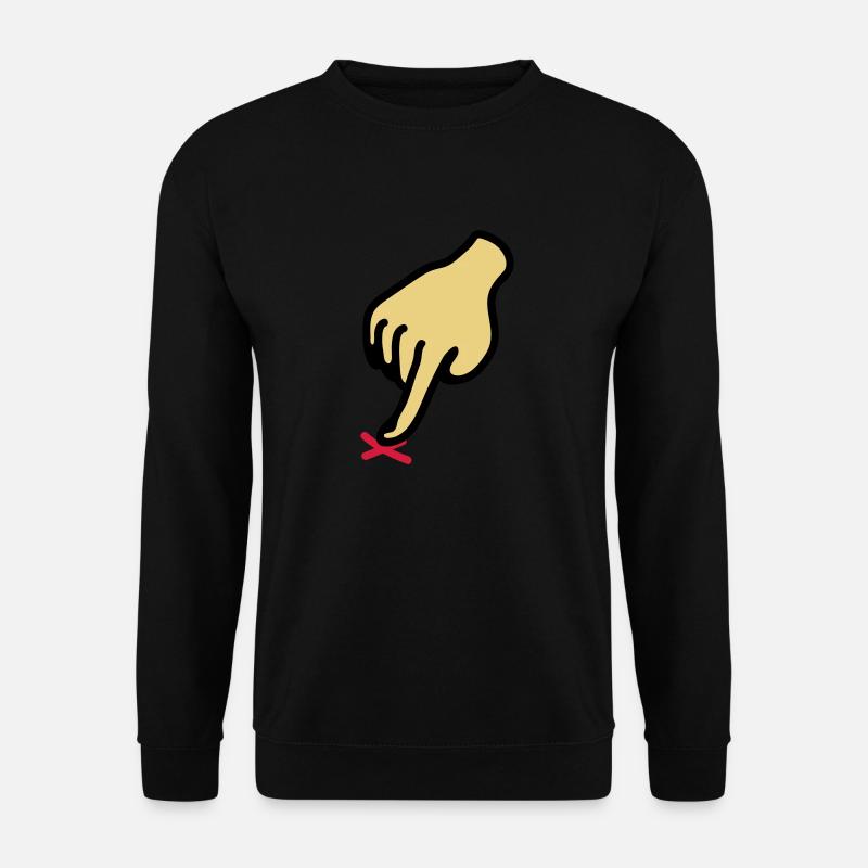 show cross - here 3 - Unisex Sweatshirt - black