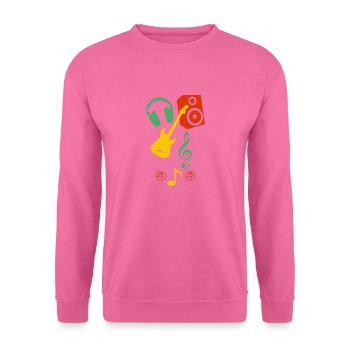 music - Unisex Pullover - Pink - Vorne