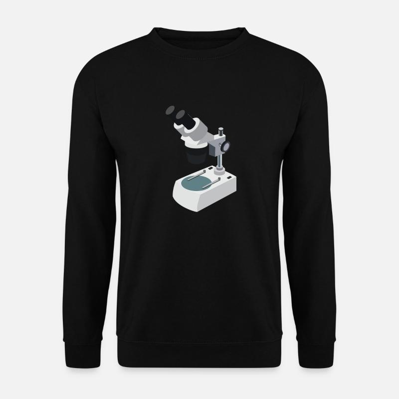 microscope - Sweat-shirt Unisexe - noir