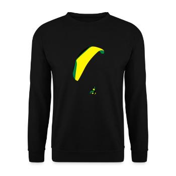 Paraglider Acro - Unisex Pullover - Schwarz - Vorne - Alina (178cm) & Michal (187cm)