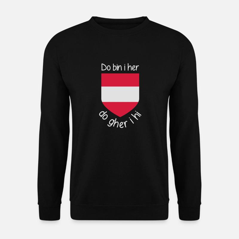 Do bin i her do gher i hi - Unisex Pullover - Schwarz