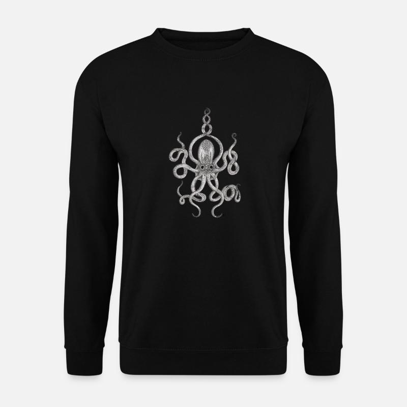 Krake - Unisex Pullover - Schwarz