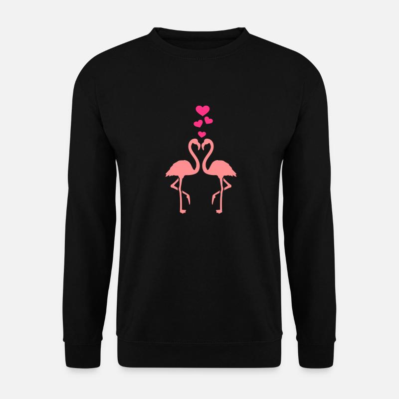 Flamingo - Unisex Pullover - Schwarz