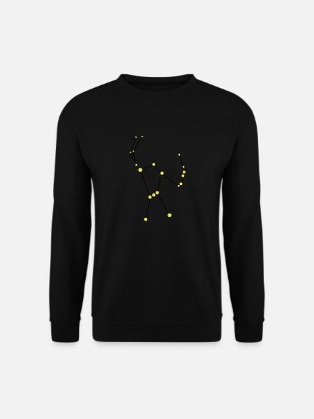 Sternbild Orion - groß - Unisex Pullover - Schwarz