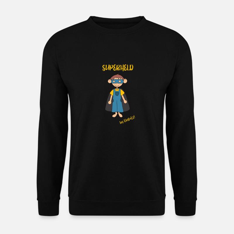Superheld - Unisex Pullover - Schwarz
