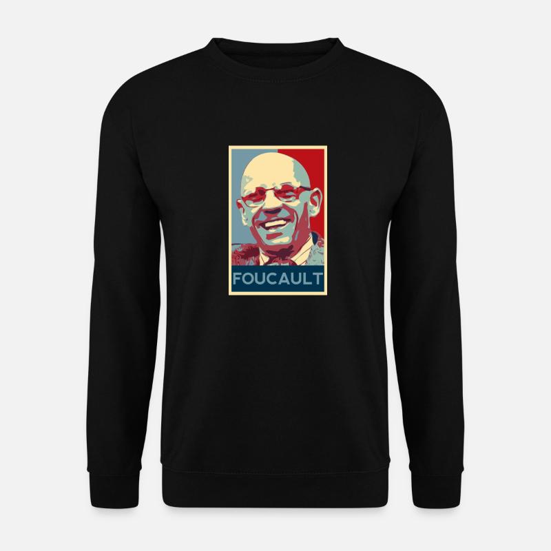 Michel Foucault - Unisex Pullover - Schwarz