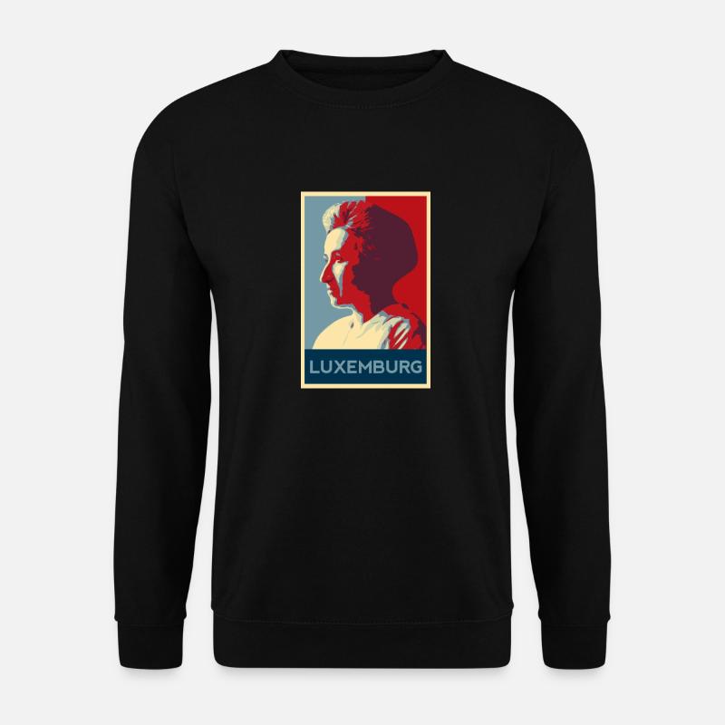 Rosa Luxemburg - Unisex Pullover - Schwarz