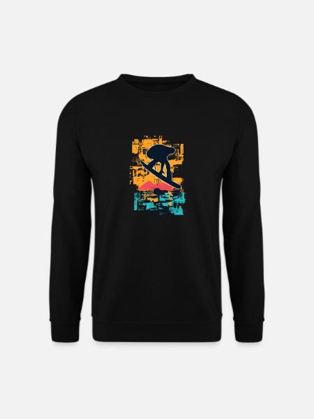 wakeboarding wakeboarding wakeboarder wakeboarder wake board - Unisex Sweatshirt - black